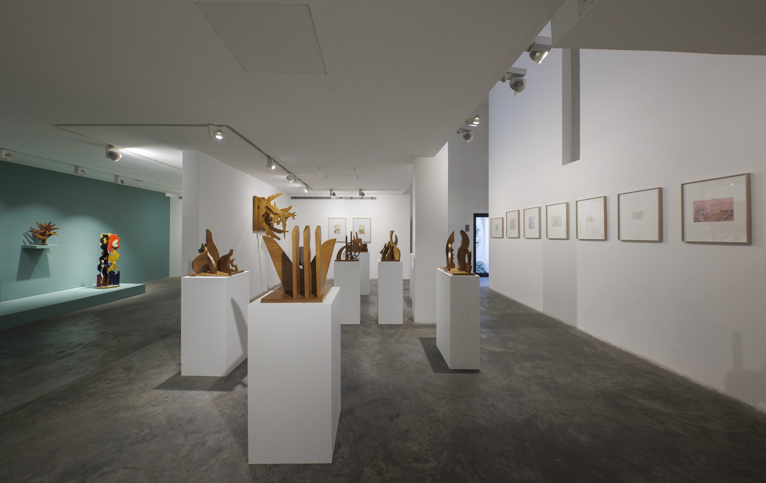 Contemporary artwork on view